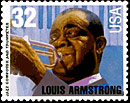 Louis Armstrong postage stamp