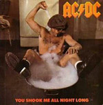 You Shook Me All Night Long single cover
