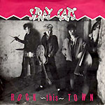Rock This Town - Stray Cats single cover