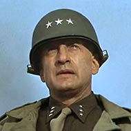 scene from Patton with George C. Scott