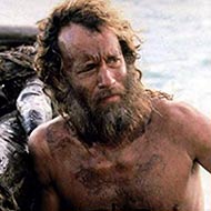 scene from Cast Away with Tom Hanks