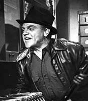 Actor James Cagney in the movie White Heat