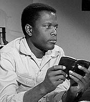 Actor Sidney Poitier in the movie Lilies of the Field