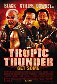 Tropic Thunder movie DVD cover