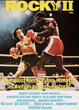 Rocky II movie poster