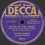 Blues in the Night - decca record lable