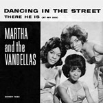 single record cover for "Dancing In The Street" by Martha & the Vandellas