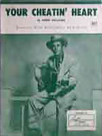 Hank Williams - Your Cheatin' Heart sheet music cover