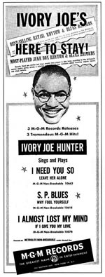 Ivory Joe Hunter - I Need You So