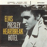 Elvis Presley - Heartbreak Hotel single sleve