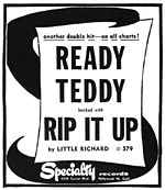 Little Richard - Ready Teddy/Rip It Up - Ad