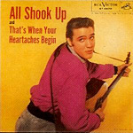 Elvis Presley - All Shook Up single sleve