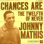 Chances Are by ohnny Mathis 45 rpm single sleeve