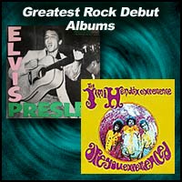 album covers Elvis Presley and Are You Experienced? by Jimi Hendrix Experience