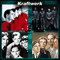 Four Kraftwerk band images