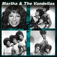 Four pictures of Martha and The Vandellas