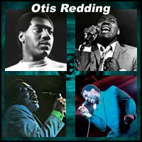 Four pictures of Otis Redding