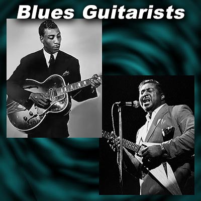 Blues guitarists T-Bone Walker and Albert King