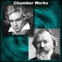 Ludwig van Beethoven and Johannes Brahms