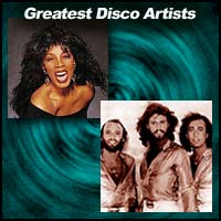 disco singers Donna Summer and the Bee Gees