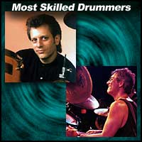 drummers Dave Weckl and Vinnie Colaiuta