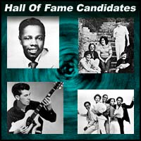 Four pictures of unlikely Rock And Roll Hall of Fame candidates