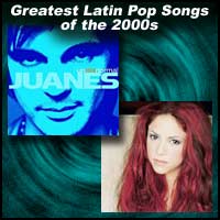 Latin singers Juanes and Shakira