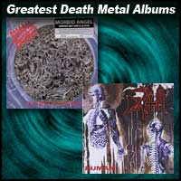 Album covers Altars Of Madness by Morbid Angel and Human by Death