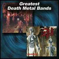 Death Metal Bands "Cannibal Corpse" and "Death" album covers