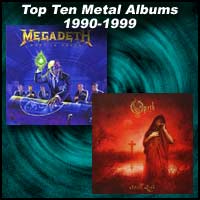 Rust In Peace by Megadeth and Still Life by Opeth album covers