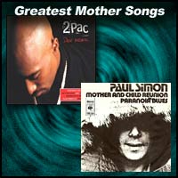 record sleeves for Dear Mama by 2pac and Mother and Child Reunion