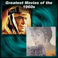 Images from the movies Lawrence of Arabia and Psycho