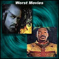 Scenes from movies Battlefield Earth and The Adventures Of Pluto Nash