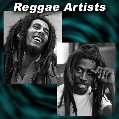 Reggae music artists Bob Marley and Peter Tosh