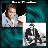 rock 'n' roll artists Fats Domino and Chuck Berry