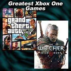 Images from Xbox One Games "Grand Theft Auto V" and "The Witcher 3: Wild Hunt"