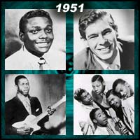 recording artists Jackie Brenston, Johnnie Ray, Elmore James, and the Five Keys