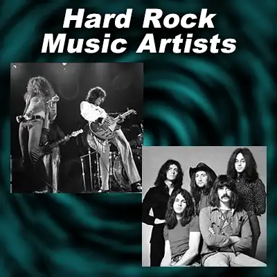 Hard Rock Artists Led Zeppelin, Deep Purple