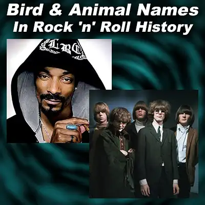 Rap music artist Snoop Dogg and folk-rock band The Byrds