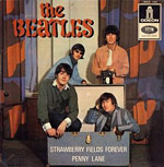 Penny Lane - Strawberry Fields Forever single cover