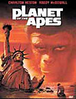 The Planet of the Apes movie DVD cover