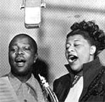 Louis Jordan and Ella Fitzgerald