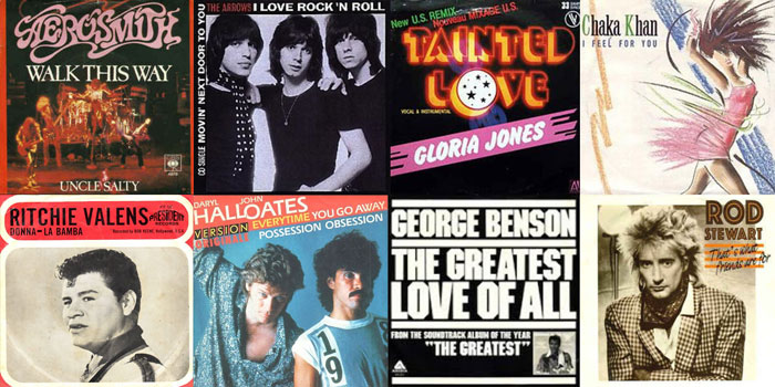 Cover Songs and Remakes 1980s collage image