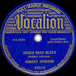 Blues record Cross Road Blues