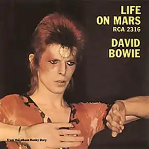 Life on Mars? single cover