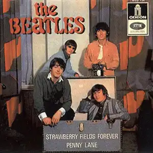 Penny Lane - Strawberry Fields Forever single cover