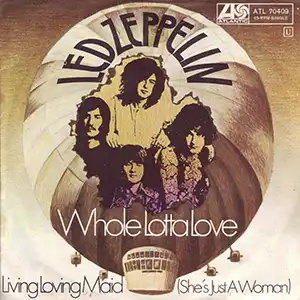 Whole Lotta Love - Living Loving Maid single cover