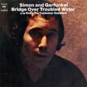 Bridge Over Troubled Water by Simon & Garfunkel single cover