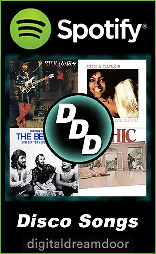 Disco Songs playlist on Spotify link image