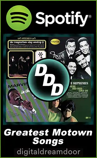 DigitalDreamDoor Motown Songs on Spotify link button